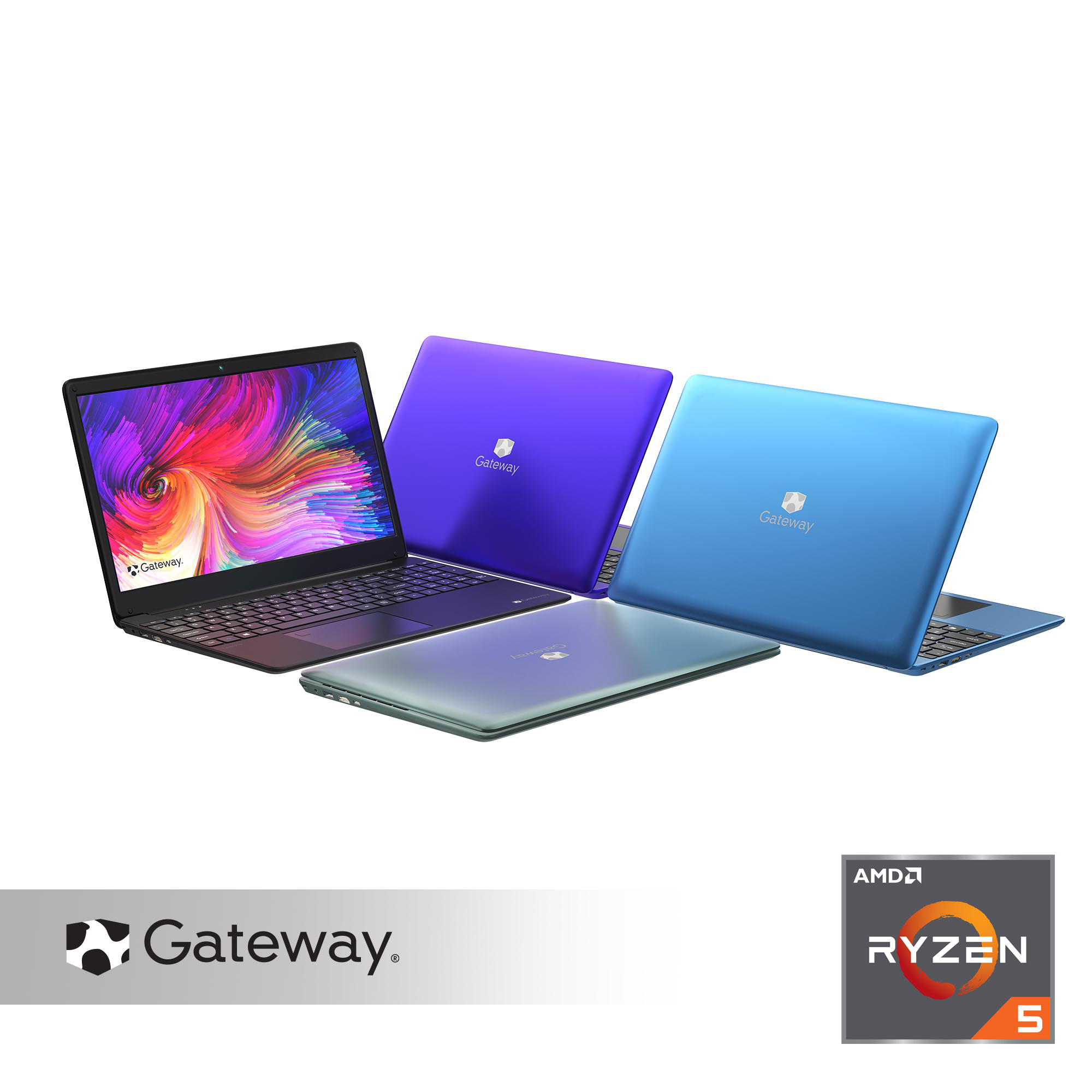 Notebook Gateway GWTN156-4PR Amd Ryzen 5-3450U 2.1GHz / 8GB Ram / SSD 256GB / Tela 15.6 FHD - Purple