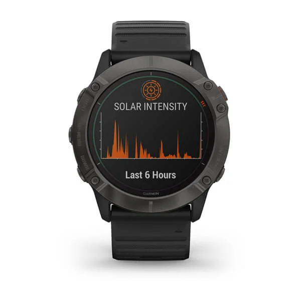 Smartwatch Garmin Fenix 6X Pro Solar 010-02157-20 Multisport/GPS/Bluetooth/51mm - Titanium Carbon Gray