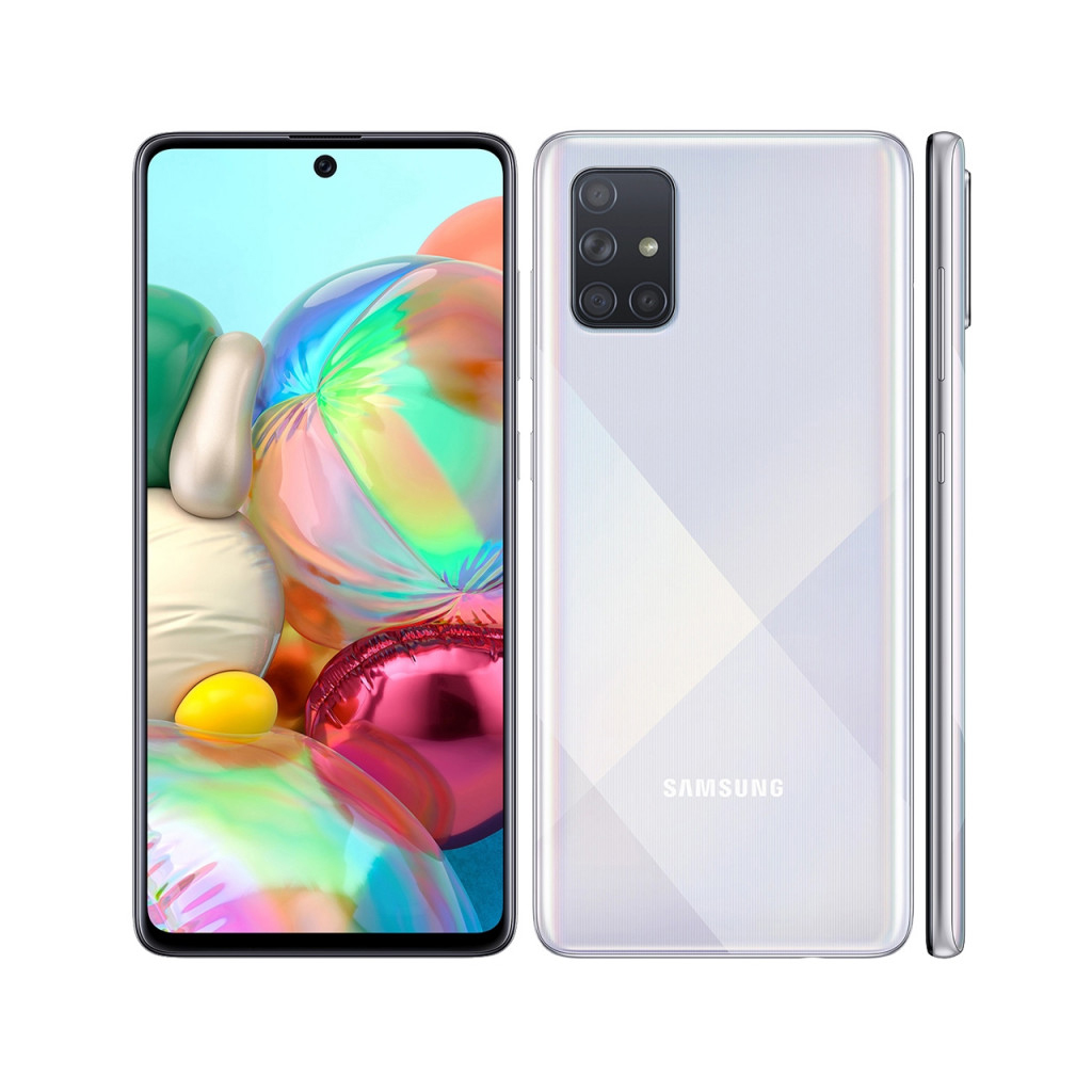 SmartPhone Samsung Galaxy A71 SM-A715F 6/128GB 6.7 64+12+5+5/32MP A10 - Prata