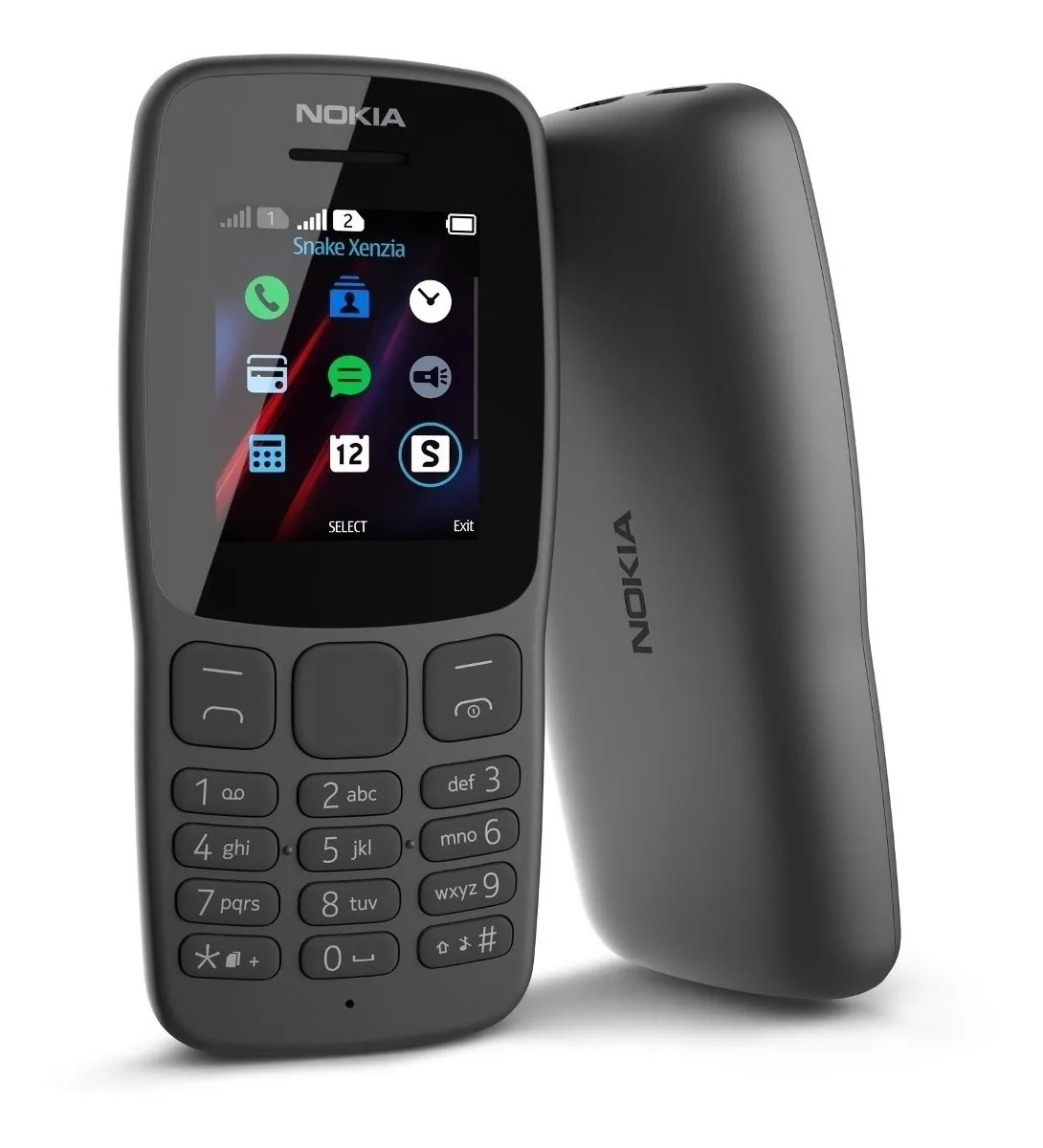 Celular Nokia 110 TA-1319 (LATINO) Dual Sim Tela 1.7 Microsd Camera Qvga LTAU - Preto 
