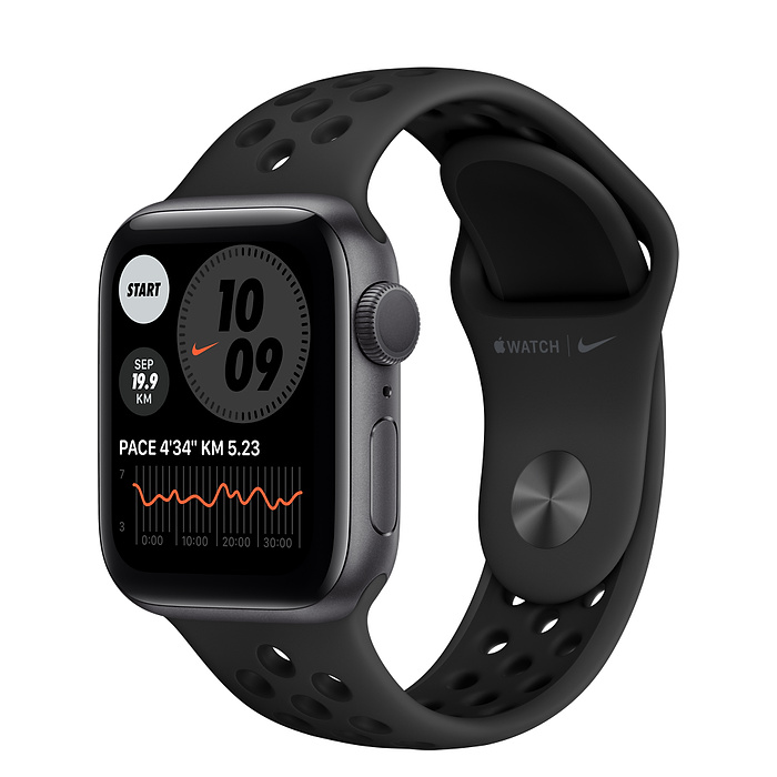 Apple Watch Nike Series 6 de 40 MM (GPS/Oxímetro/Caixa em Alumínio) (M00X3LL/A) Black