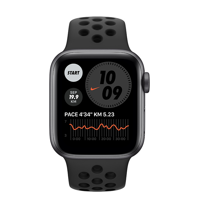 Apple Watch Nike Series 6 de 40 MM (GPS/Oxímetro/Caixa em Alumínio) (M00X3LL/A) Black