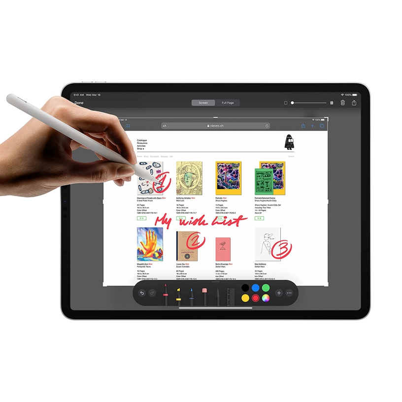 iPad Pro 2020 MXAT2LL/A Wi-Fi 256GB Tela de 12.9 12+10MP/7MP Ios - Space Gray