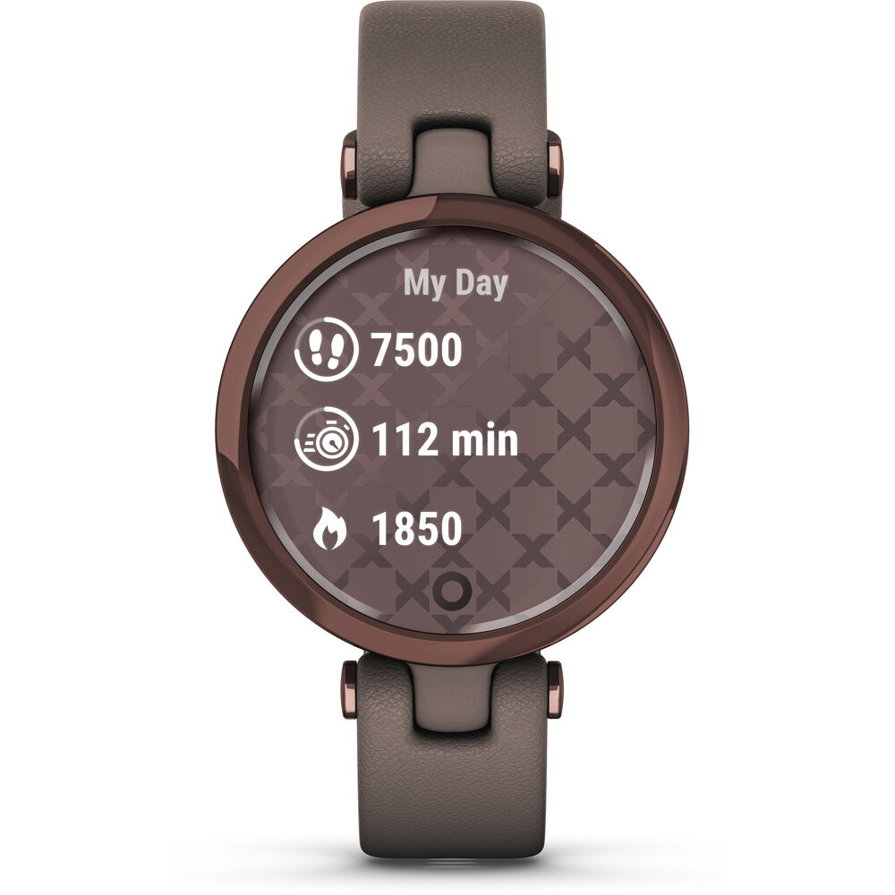 Smartwatch Garmin Lily Classic 010-02384-A0 com GPS/Bluetooth - Dark Bronze
