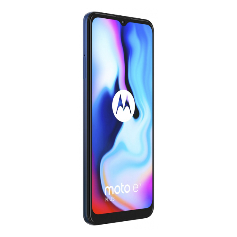 Smartphone Motorola Moto E7 PLUS XT2081-1 Dual Sim Lte 4+64GB Tela 6.5 48+2/8MP - Misty Blue