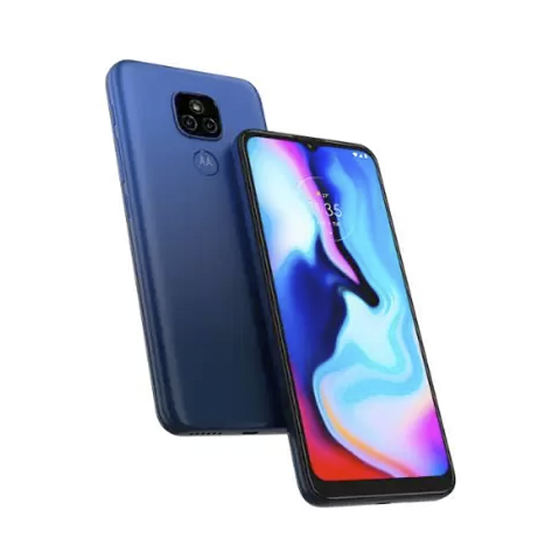 Smartphone Motorola Moto E7 PLUS XT2081-1 Dual Sim Lte 4+64GB Tela 6.5 48+2/8MP - Misty Blue