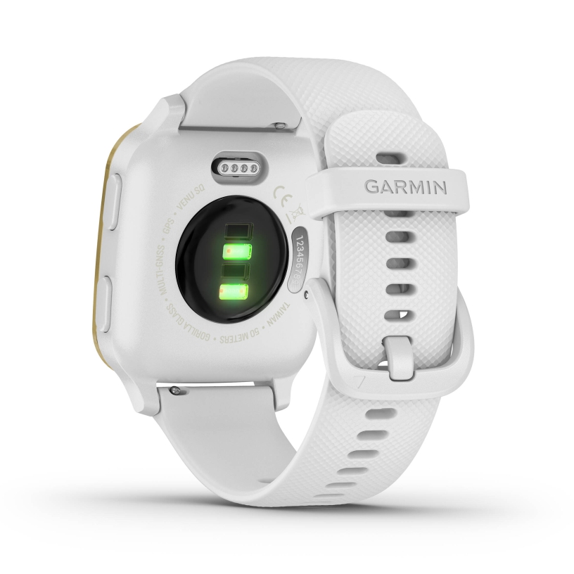 Smartwatch Garmin Venu SQ 010-02427-01 com GPS/Bluetooth/WiFi - Light Gold