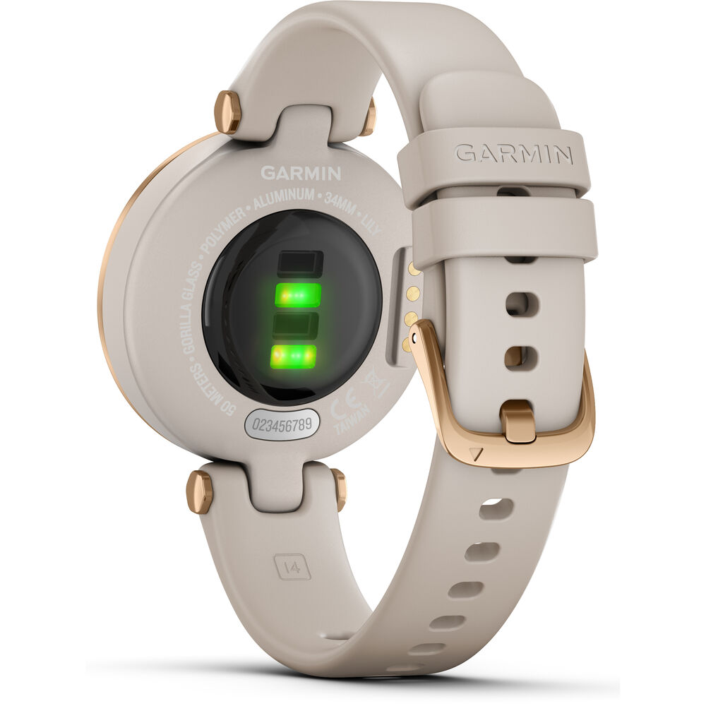 Smartwatch Garmin Lily Sport 010-02384-01 com GPS/Bluetooth - Rosé Gold