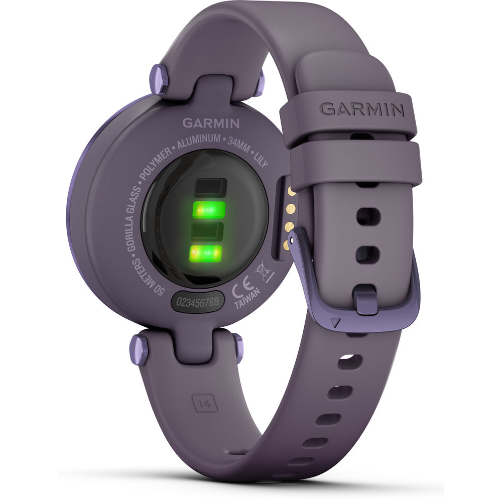 Smartwatch Garmin Lily Sport 010-02384-02 com GPS/Bluetooth - Midnight Orchid