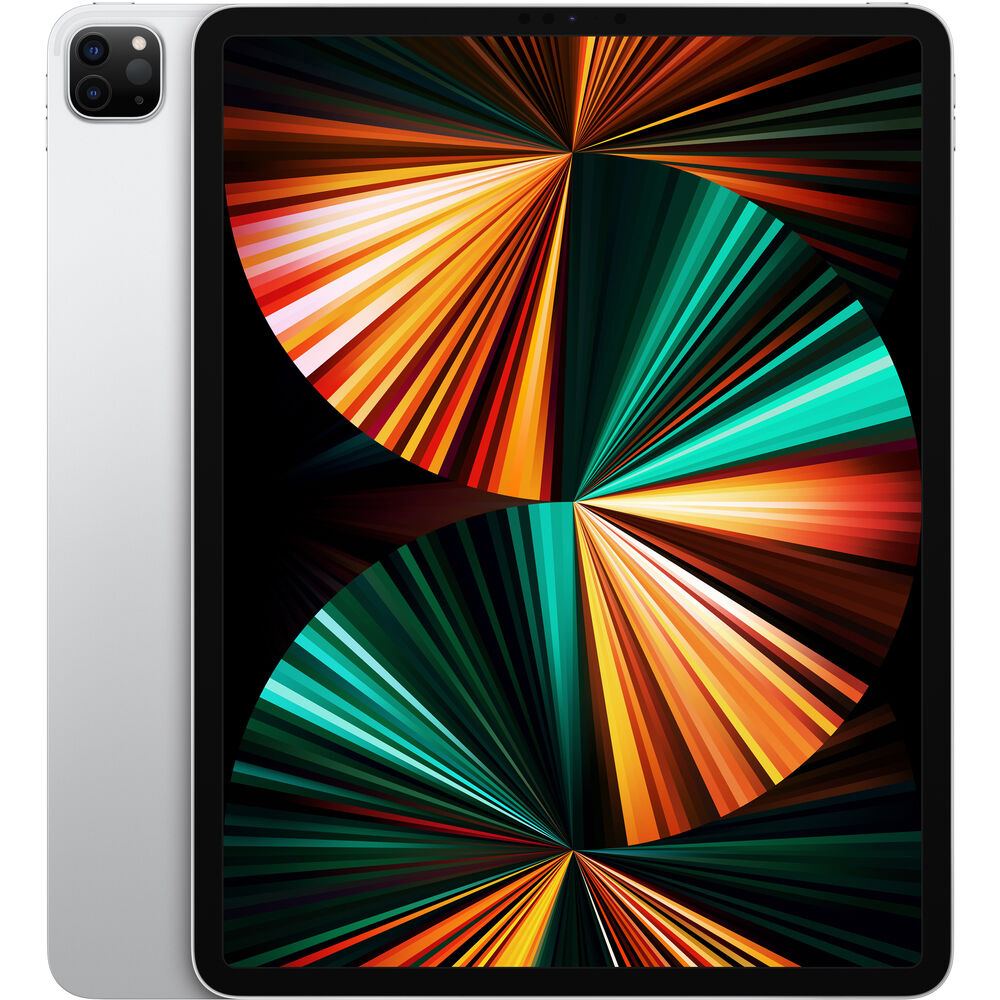 iPad Pro 5th 2021 MHR53LZ/A 128GB / Wi-Fi + Cellular / M1-Chip / Tela de 12.9 / Cam 12+10MP/12MP iOS - Silver